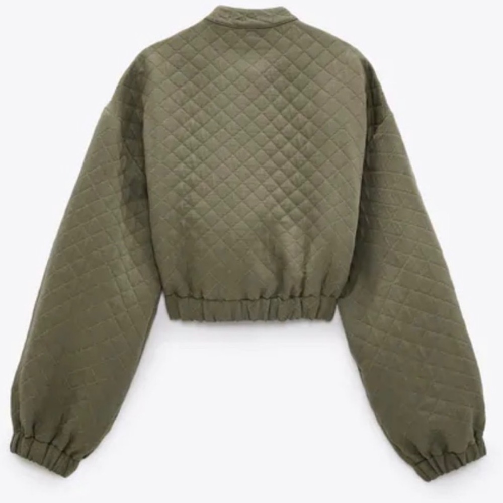 Zara Quilted Cropped top - Picture 5 of 5
